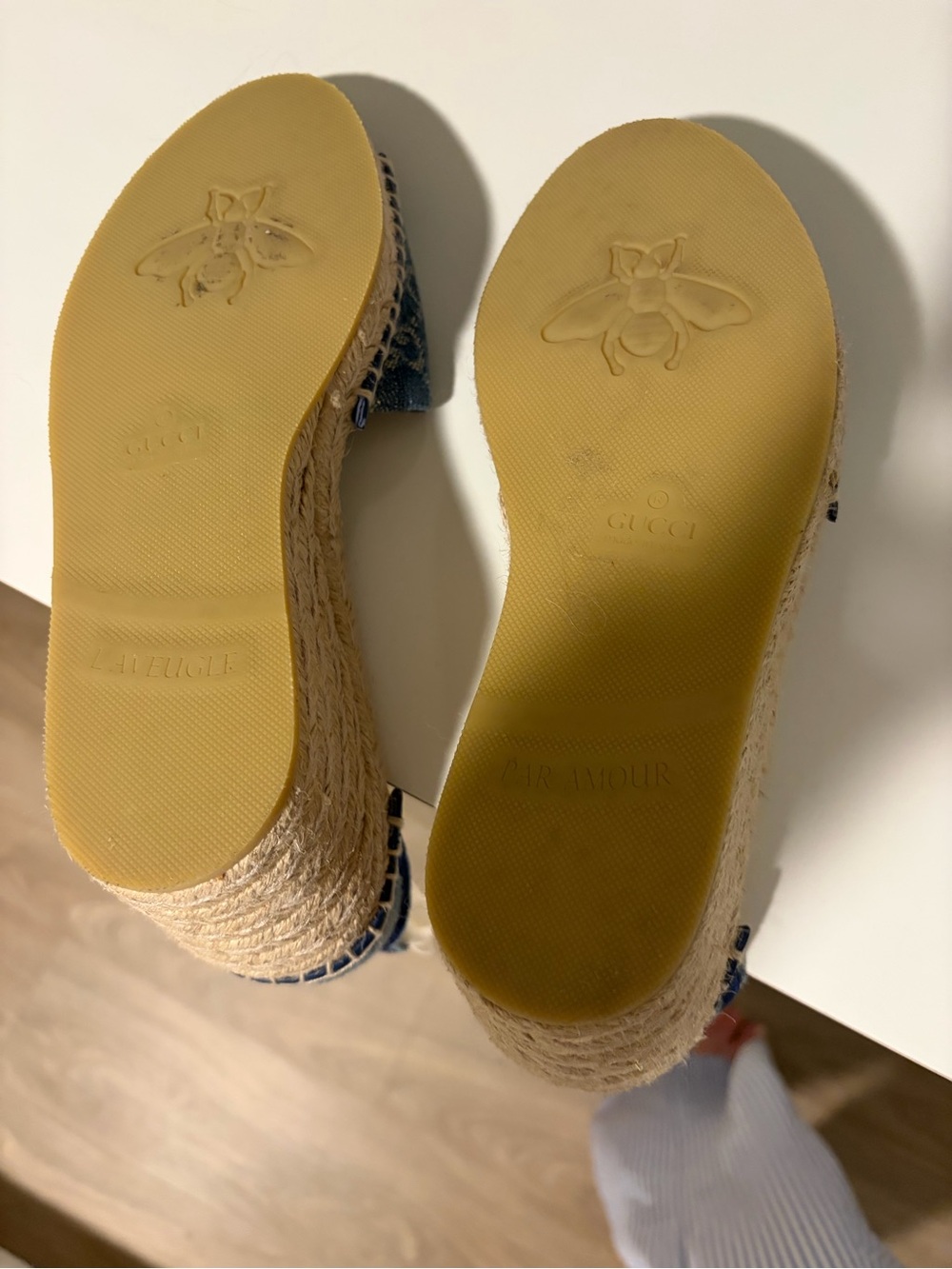Gucci Women's Denim Espadrilles - Picture 6 of 8